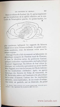Les fonctions du cerveau. Doctrines de l'Ecole de Strasbourg, doctrines de l'Ecole italienne. Deuxième édition, revue et corrigée.