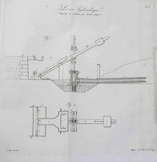 Item #11147 Instruction sur le levier hydraulique, propriété de l'auteur par brevet...