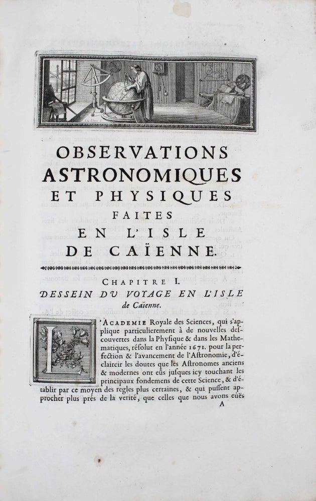 Item #11192 Recueil d'observations faites en plusieurs voyages par ordre de sa Majesté, pour perfectionner l'astronomie et la géographie. Avec divers traitez astronomiques. Jean-Dominique CASSINI.