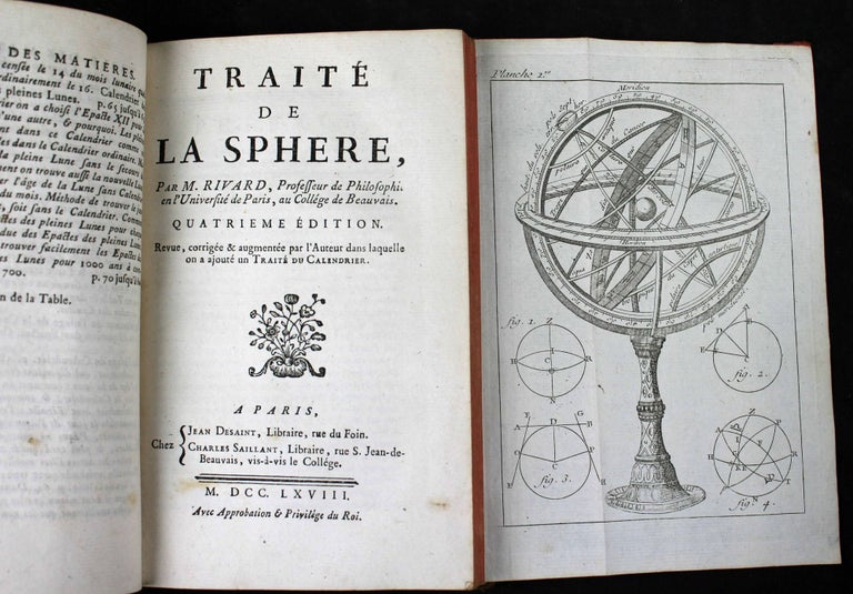 Item #11347 Traité du calendrier. [Avec :] Traité de la sphère. RIVARD.