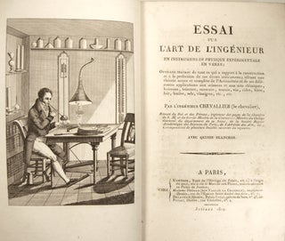 Item #11810 Essai sur l'art de l'ingénieur en instruments de physique expérimentale en verre;...