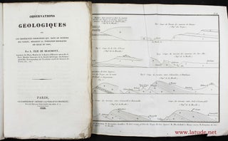 Item #11840 Observations géologiques sur les différentes formations qui, dans le système des...