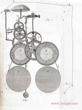 Item #13144 Traité d'horlogerie pour les montres et les pendules, contenant le calcul des...