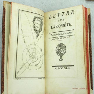 Item #13251 Lettre sur la comète. Pierre-Louis Moreau de MAUPERTUIS