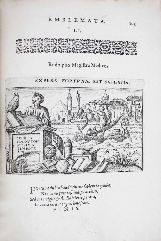 Item #13518 Emblematum liber. Ipsa emblemata ab auctore delineata: a Theodoro de Bry sculpta, & nunc recens in lucem edita. Jean-Jacques BOISSARD.