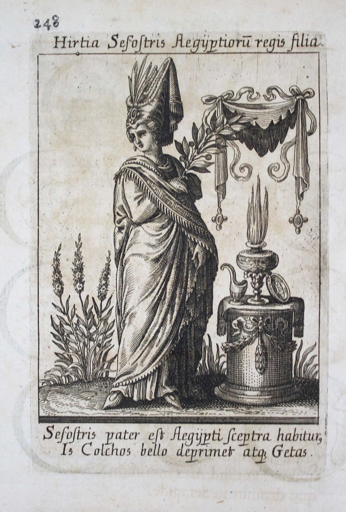 Item #13787 Historia deorum fatidicorum, vatum, sibyllarum, phoebadum, apud priscos illustrium. Cum eorum iconibus. Praeposita est dissertatio de divinatione et oraculis. Pierre MUSSARD.