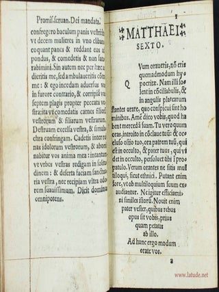 Dominicae precationis pia admodum erudita explanatio. Reliqua qu&aelig; hoc libello continentur, DEVOTION.