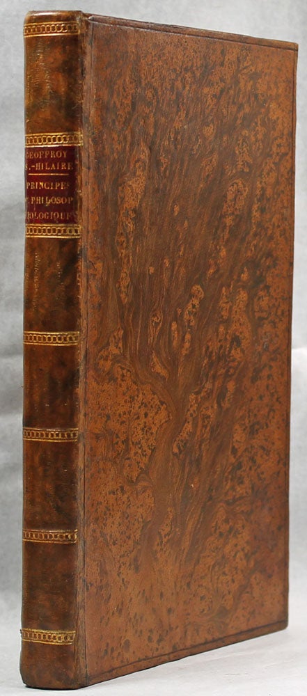 Item #14118 Principes de philosophie zoologique, discutés en Mars 1830 au sein de l'Académie Royale des Sciences. Etienne GEOFFROY SAINT-HILAIRE.