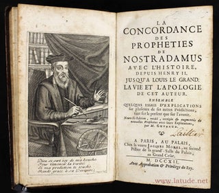 Item #14234 La concordance des prophéties de Nostradamus avec l'histoire depuis Henri II...