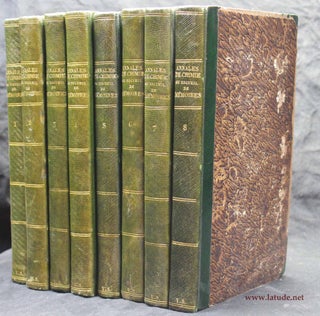 Item #14427 Annales de chimie, ou recueil de mémoires concernant la chimie et les arts qui...