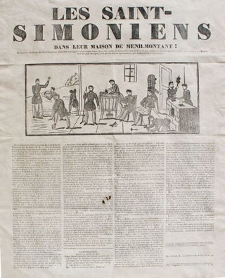 Item #14451 Les Saint-Simoniens dans leur maison de Ménilmontant : description des travaux...
