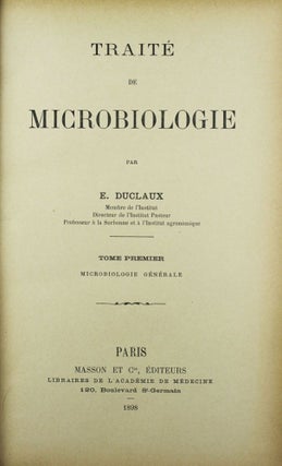 Traité de microbiologie.
