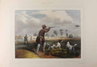 Album de chasses au tir et au chien d'arrêt.