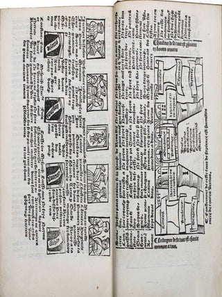 Le grant kalendier et compost des bergiers, composé par le berger de la grant montaigne auquel sont adjoustez plusieurs nouvelles figures et tables, lesquelles sont bien utilles a toutes gens ainsi que vous pourrez veoir cy apres en ce present livre.