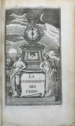 Item #15152 La connaissance des temps pour l'année 1702 au méridien de Paris,...