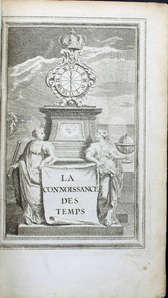 Item #15170 La connaissance des temps pour l'année 1721 au méridien de Paris, publiée par l'ordre de l'Académie royale des sciences. LIEUTAUD CONNAISSANCE DES TEMPS.