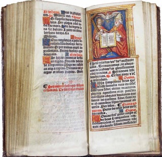 Item #15286 Hore beate virginis Marie secundum usum Romanum totaliter ad longum. HEURES