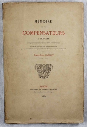 Item #15452 Mémoires sur les compensateurs à tringles. Découvertes...