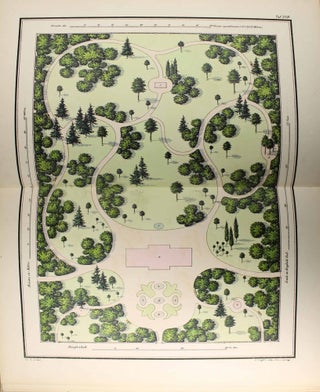 Guide pratique du jardinier paysagiste. Album de 24 plans coloriés sur la composition et l'ornementation des jardins d'agrément à l'usage des amateurs, propriétaires et architectes, accompagnés d'une explication très détaillée. Précédé d'une introduction générale de M. Charles Naudin.