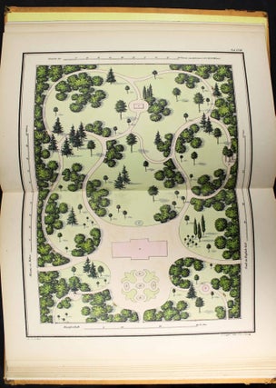Guide pratique du jardinier paysagiste. Album de 24 plans coloriés sur la composition et l'ornementation des jardins d'agrément à l'usage des amateurs, propriétaires et architectes, accompagnés d'une explication très détaillée. Précédé d'une introduction générale de M. Charles Naudin.