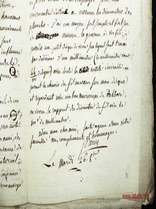 Description et usage d'un instrument qui sert à mesurer, avec beaucoup de précision, la variation diurne, et la déclinaison de l'aiguille aimantée