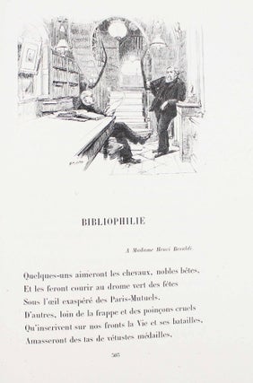 Item #15900 Poèmes parisiens. Illustrations de Ch. Jouas gravées sur bois par H....