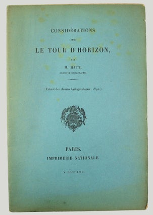 Item #1593 Considérations sur le tour d'horizon. HATT