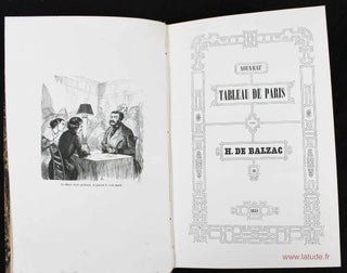 Item #16048 Nouveau tableau de Paris comique, critique et philosophique. Par MM. Balzac, A....