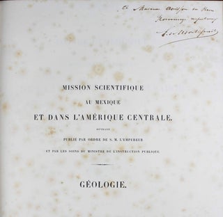Voyage géologique dans les républiques de Guatemala et de Salvador.