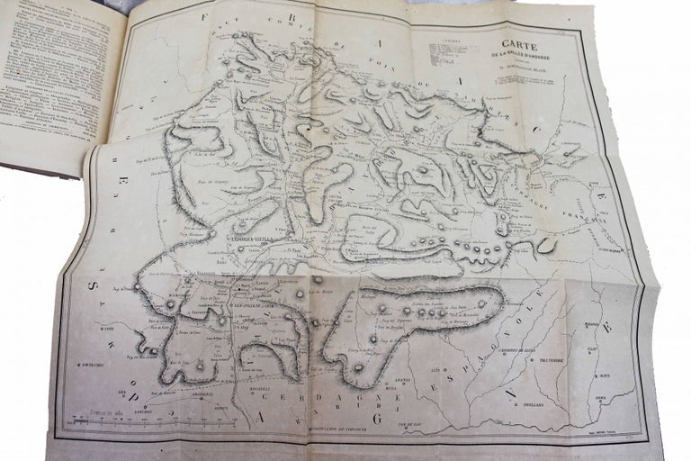 Item #16383 Etudes géographiques sur la vallée d'Andorre. Jean-François BLADE.