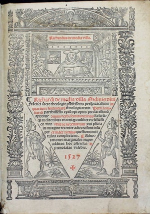 Item #16545 In quartum sententiarum theologicarum Petri Lombardi parrhisiensis opus preclarissimu...