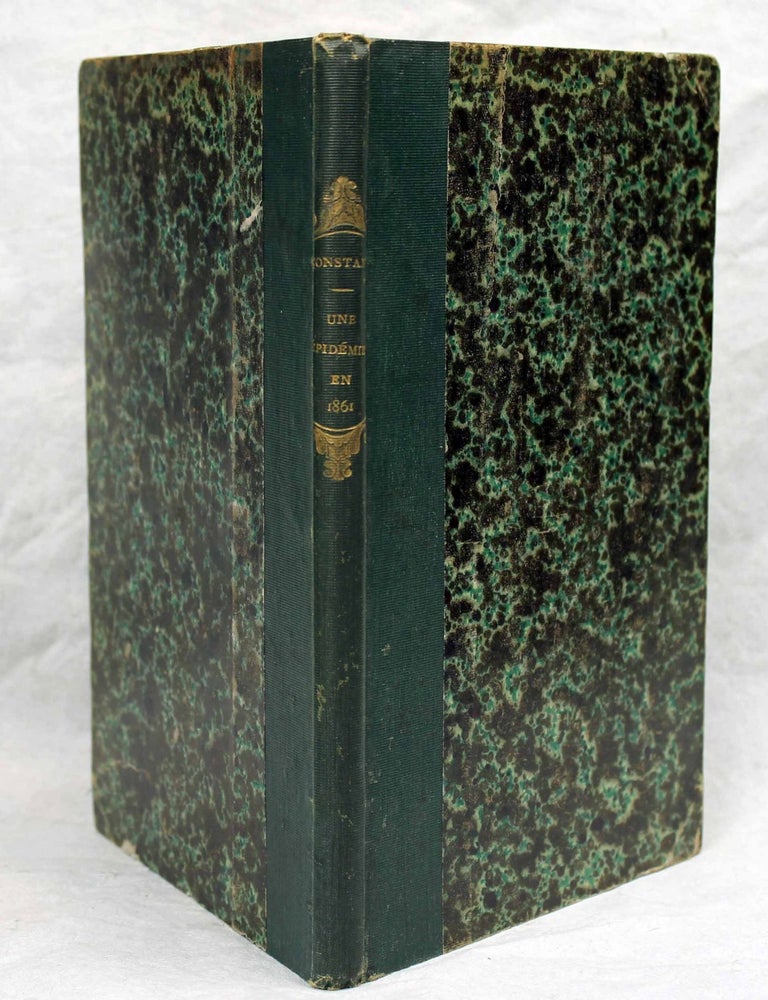 Item #16602 Relation sur une &eacute;pid&eacute;mie d&rsquo;hyst&eacute;ro-d&eacute;monopathie en 1861. Augustin CONSTANS.