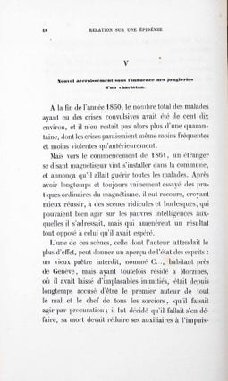 Relation sur une épidémie d’hystéro-démonopathie en 1861.