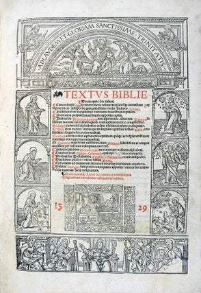 Textus biblie hoc in opere hec insunt.