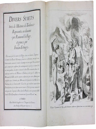 Divers sujets tir&eacute;s de l'Histoire de Toulouse represent&eacute;s en desseins par Raymond la Fage. Raymond de LA FAGE.