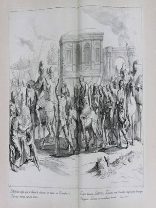 Divers sujets tir&eacute;s de l'Histoire de Toulouse represent&eacute;s en desseins par Raymond la Fage et grav&eacute;s par Fran&ccedil;ois Ertinger.