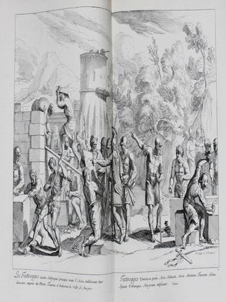 Divers sujets tir&eacute;s de l'Histoire de Toulouse represent&eacute;s en desseins par Raymond la Fage et grav&eacute;s par Fran&ccedil;ois Ertinger.