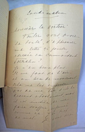 Souvenirs d'un médecin de la Préfecture de police et des prisons de Paris (1914-1918).