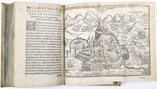 Rerum à Carolo V in Africa gestarum commentarii, elegantissimis iconibus ad historiam accomodis illustrati.