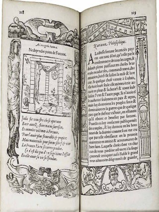 Le Pegme, avec les narrations philosophiques, mis de latin en fran&ccedil;oys par Lanteaume de Romieu gentilhome d'Arles.