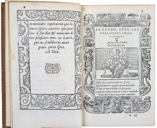 Le Pegme, avec les narrations philosophiques, mis de latin en françoys par Lanteaume de Romieu gentilhome d'Arles.