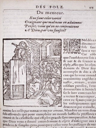 La grand nef des fols du monde avec plusieurs satyres. Reveuë nouvellement & corrigée en infiniz lieux, qui la rendent autant plaisante & recreative, comme elle est grandement profitable.