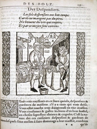 La grand nef des fols du monde avec plusieurs satyres. Reveuë nouvellement & corrigée en infiniz lieux, qui la rendent autant plaisante & recreative, comme elle est grandement profitable.