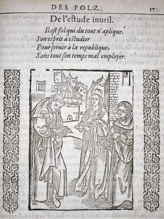 La grand nef des fols du monde avec plusieurs satyres. Reveuë nouvellement & corrigée en infiniz lieux, qui la rendent autant plaisante & recreative, comme elle est grandement profitable.