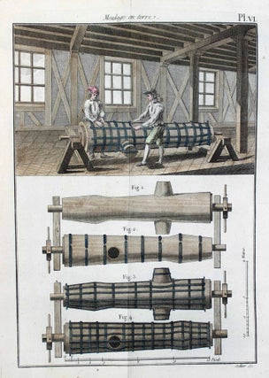 Item #16924 Description de l'art de fabriquer les canons, faite en exécution de l'arrêté du...