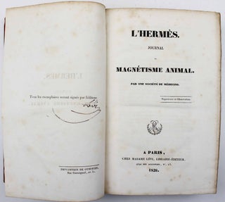 Item #16982 L'Hermès. Journal du Magnétisme Animal. Par une société de médecins. HERMES