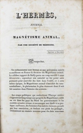 L'Hermès. Journal du Magnétisme Animal. Par une société de médecins.