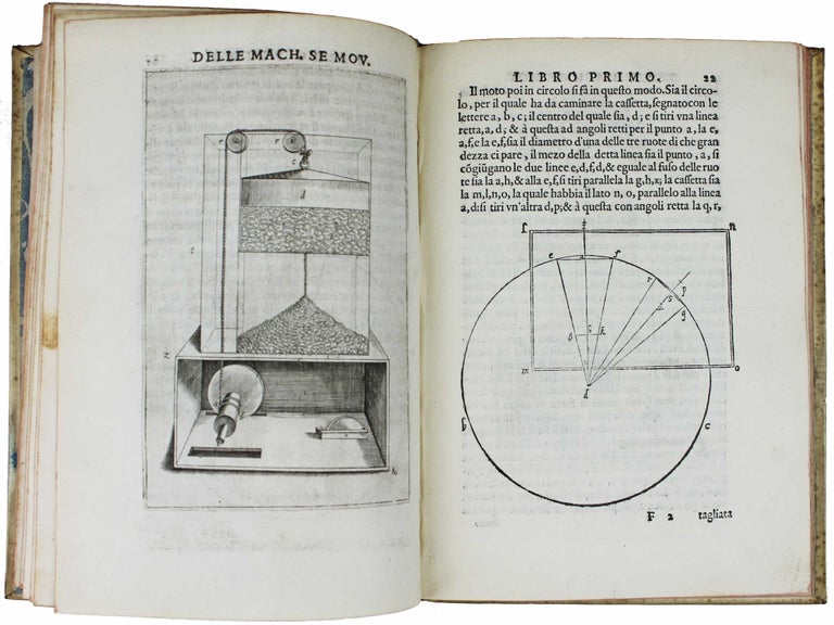 Item #16985 De gli automati overo machine se moventi, libri due, tradotti dal Greco da Bernardino Baldi. BALDI HERO ALEXANDRINI.