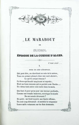 Le marabout de Blidah. Episode de la guerre d'Alger.