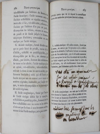 Réfutation de la théorie pneumatique, ou de la nouvelle doctrine des chimistes modernes : présentée, article par article, dans une suite de réponses aux principes rassemblés et publiés par le citoyen Fourcroy, dans sa "Philosophie chimique"; précédée d'un supplément complémentaire de la théorie exposée dans l'ouvrage intitulé: Recherches sur les causes des principaux faits physiques, auquel celui-ci fait suite et devient nécessaire.